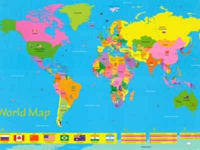 InCultureParent | 10 Best World Maps for Your Children's Room